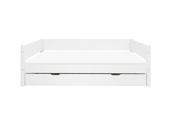 The Decorators: Pat cu extensie pentru oaspeti Flexa White 90x200 cm