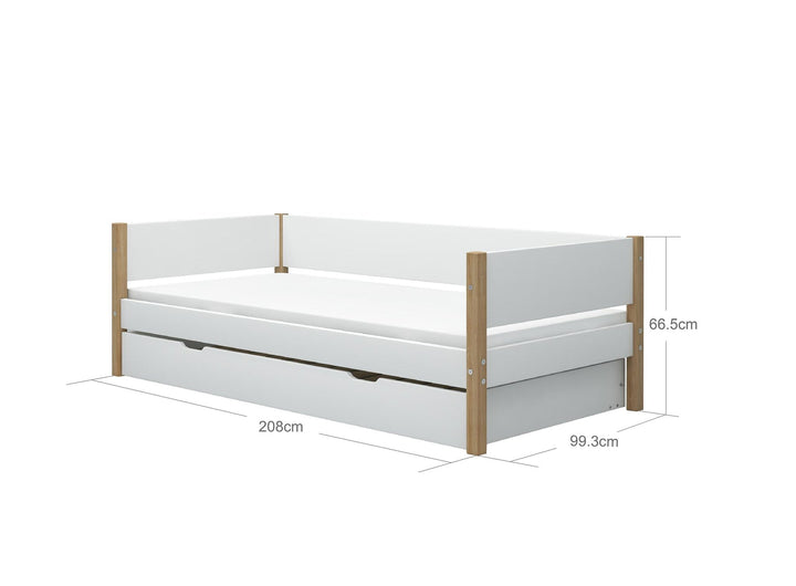 The Decorators: Pat cu extensie pentru oaspeti Flexa Nor 90x200 cm
