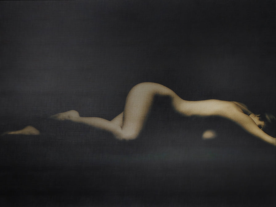 Tablou foto Schuller Figura Femenina imprimat pe MDF cu textură pânză — 70x50 cm