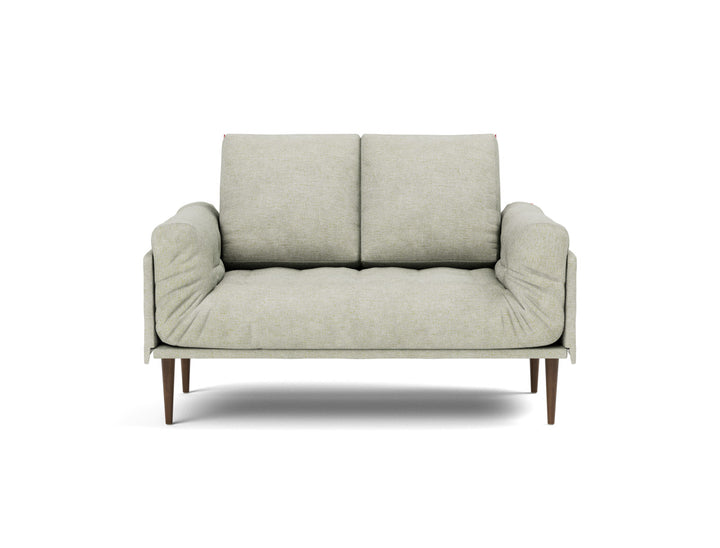 Canapea pat Rollo Styletto, saltea cu arcuri impachetate, tesatura la alegere #material_280-avella-sand