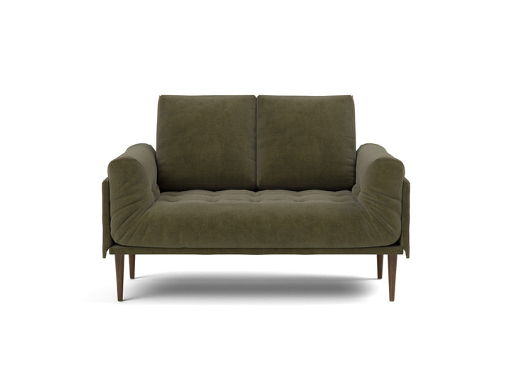 Canapea pat Rollo Styletto Classic, tesatura la alegere #material_316-cordufine-pine-green