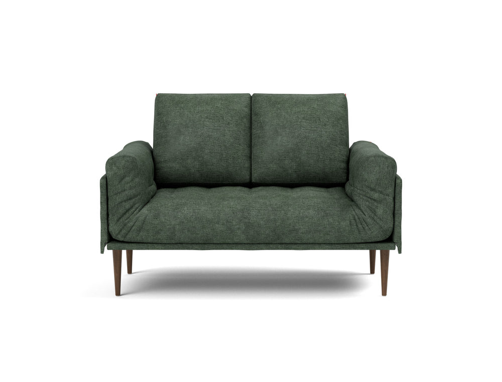 Canapea pat Rollo Styletto Classic, tesatura la alegere #material_281-avella-pine-green