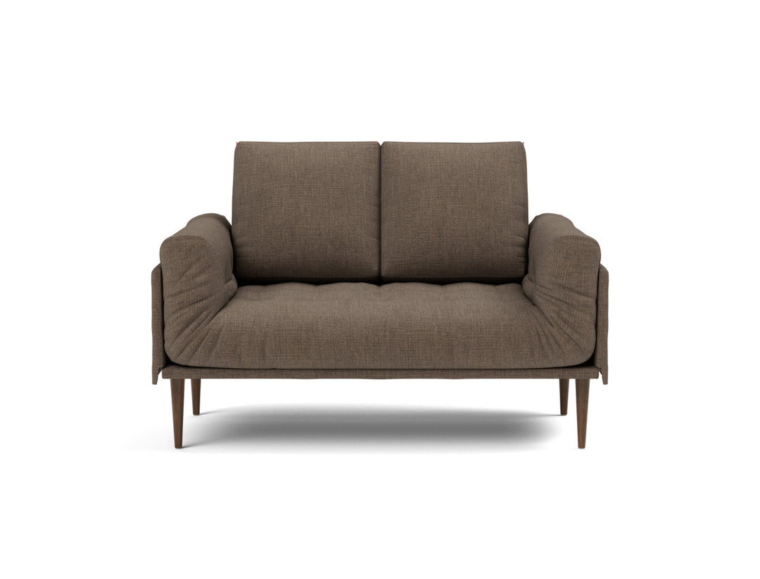 Canapea pat Rollo Styletto Classic, tesatura la alegere #material_411-esina-cedar-brown