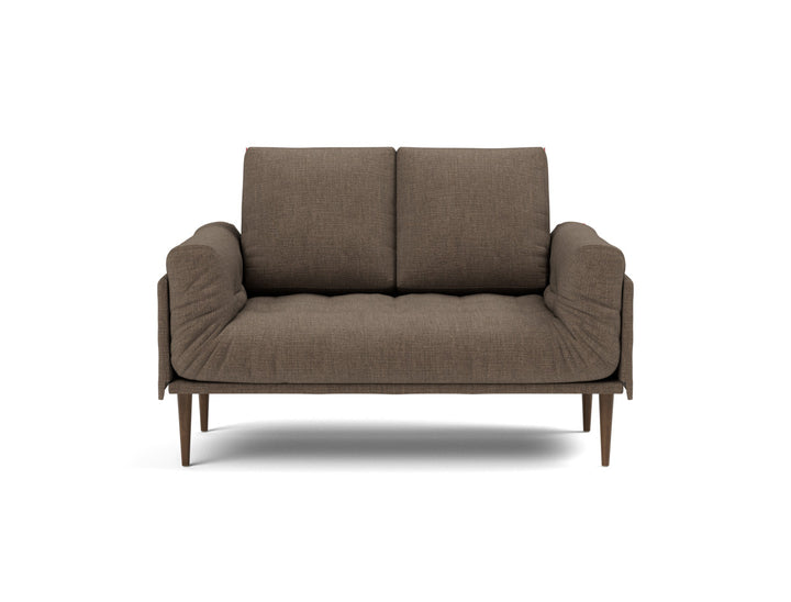 Canapea pat Rollo Styletto Classic, tesatura la alegere #material_411-esina-cedar-brown