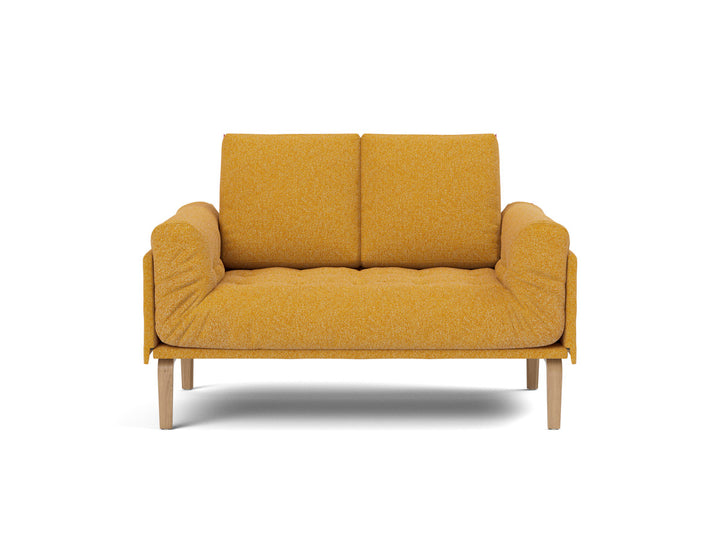 Canapea pat Rollo Bow Classic 80x200 cm, tesatura la alegere #material_536-boucl-ochre