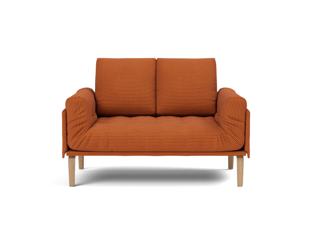 Canapea pat Rollo Bow Classic 80x200 cm, tesatura la alegere #material_595-corduroy-burnt-orange