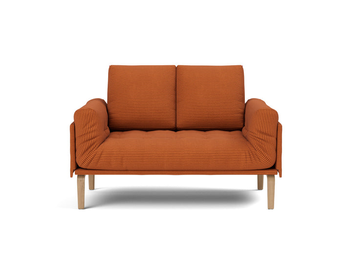 Canapea pat Rollo Bow Classic 80x200 cm, tesatura la alegere #material_595-corduroy-burnt-orange