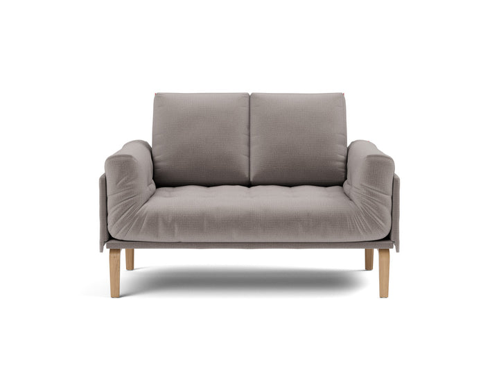 Canapea pat Rollo Bow, saltea cu arcuri impachetate 80x200 cm, tesatura la alegere #material_418-esina-truffle