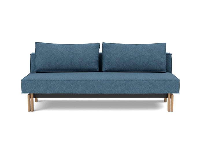 Canapea extensibila Sly Wood 140x200 cm, tesatura la alegere #material_302-weda-blue