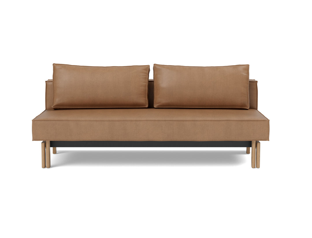 Canapea extensibila Sly Wood 140x200 cm, tesatura la alegere #material_551-faunal-brown