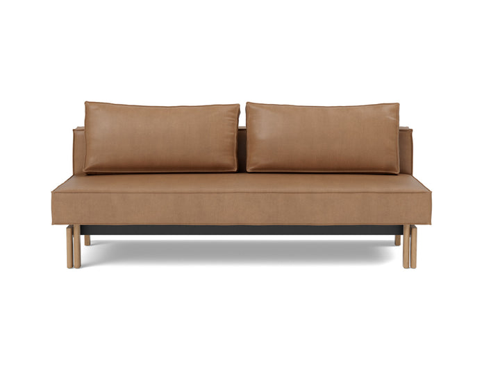 Canapea extensibila Sly Wood 140x200 cm, tesatura la alegere #material_551-faunal-brown