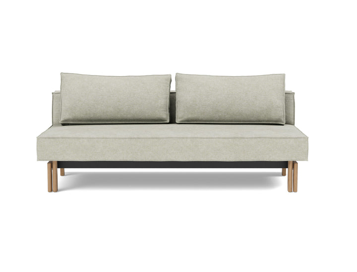 Canapea extensibila Sly Wood 140x200 cm, tesatura la alegere #material_280-avella-sand