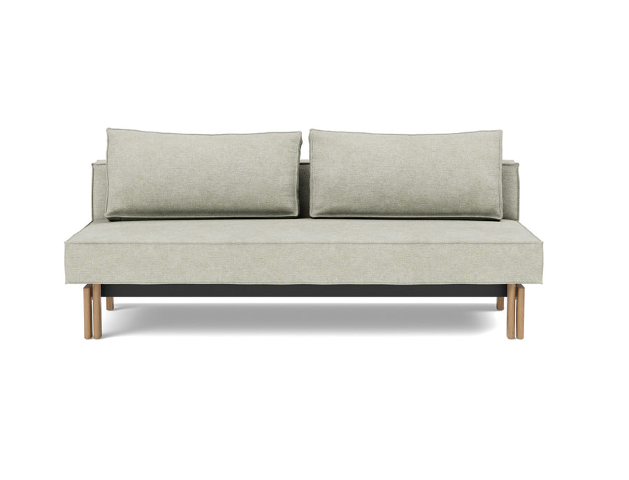 Canapea extensibila Sly Wood 140x200 cm, tesatura la alegere #material_280-avella-sand