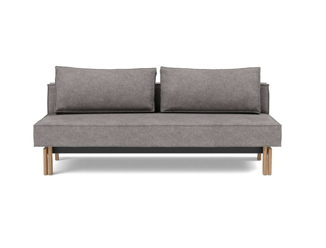 Canapea extensibila Sly Wood 140x200 cm, tesatura la alegere #material_282-avella-warm-grey