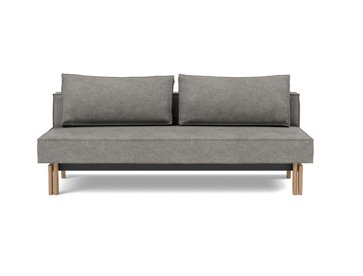 Canapea extensibila Sly Wood 140x200 cm, tesatura la alegere #material_282-avella-warm-grey