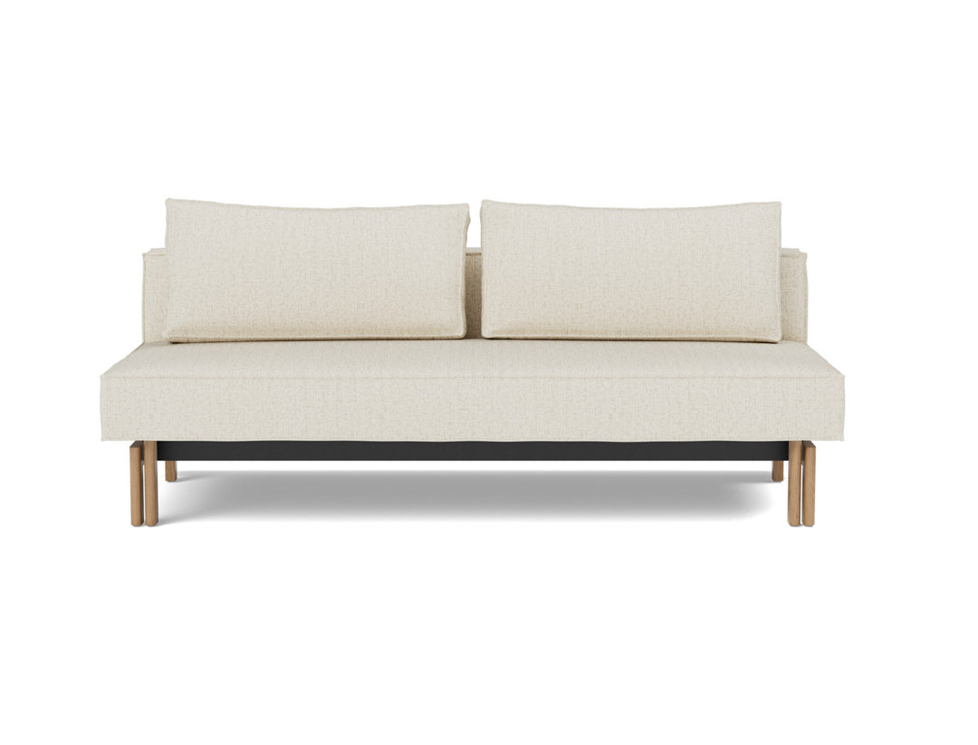 Canapea extensibila Sly Wood 140x200 cm, tesatura la alegere #material_531-boucl-off-white