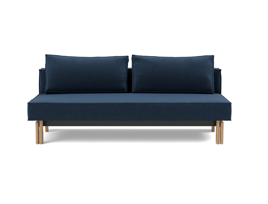 Canapea extensibila Sly Wood 140x200 cm, tesatura la alegere #material_414-esina-indigo-blue