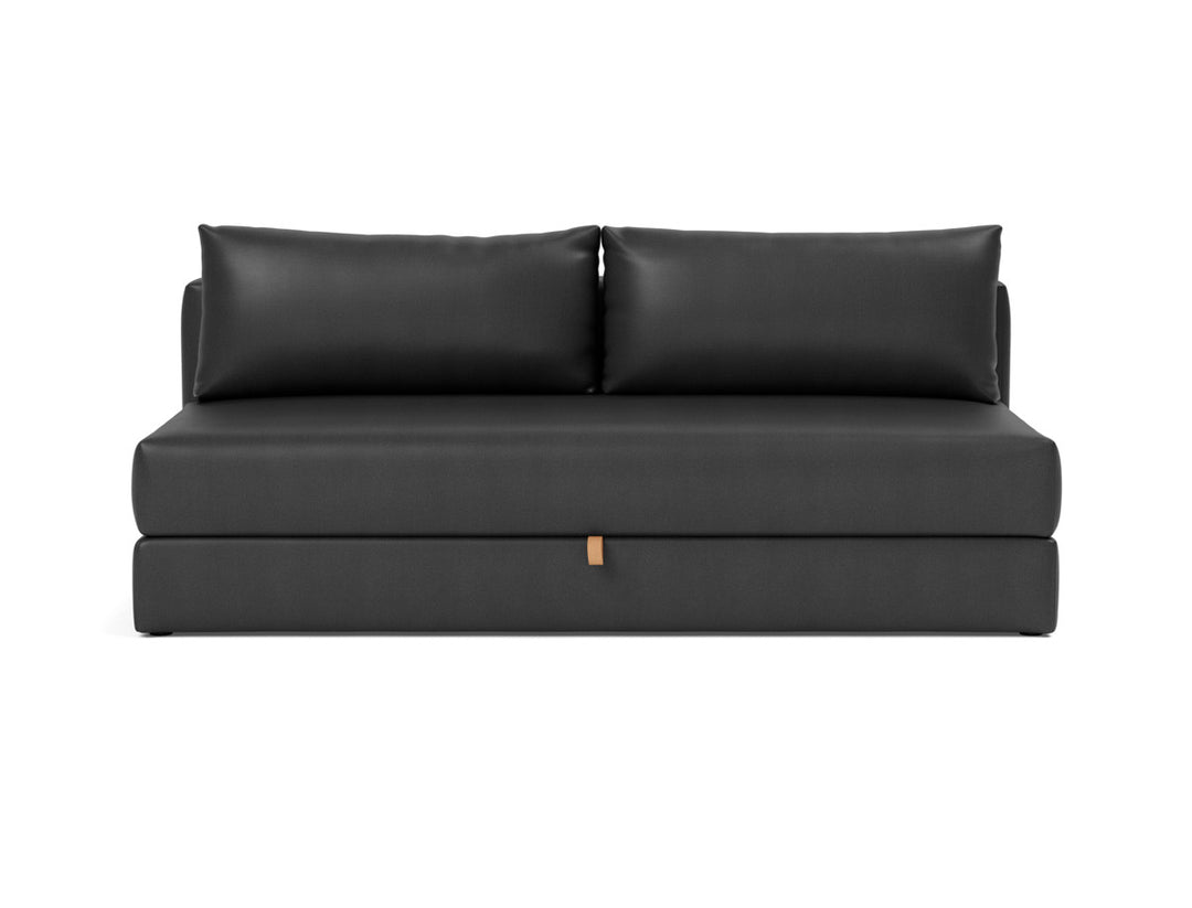 Canapea extensibila Osvald 150x200cm, tesatura la alegere #material_550-faunal-black