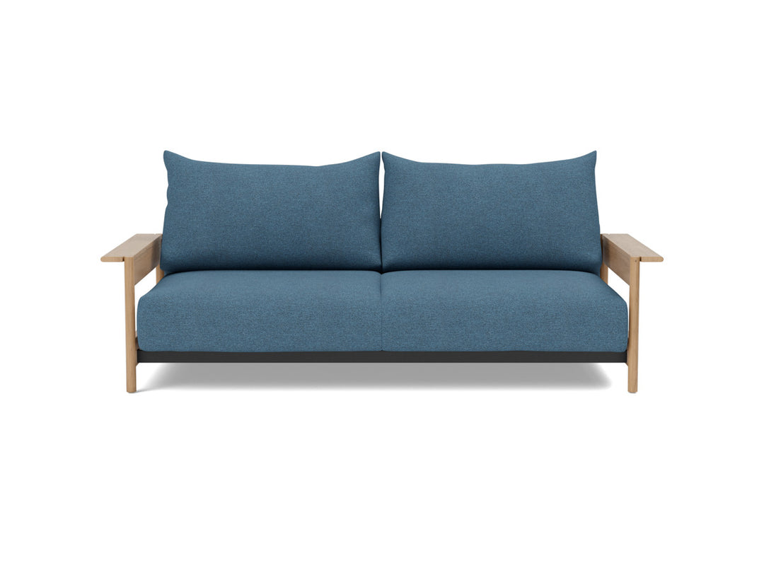 Canapea extensibila Malloy Wood 150x200cm, tesatura la alegere #material_302-weda-blue