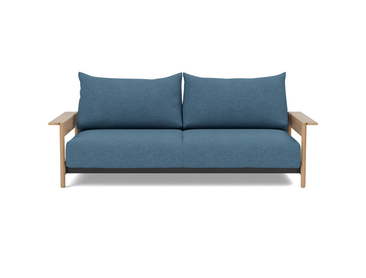 Canapea extensibila Malloy Wood 150x200cm, tesatura la alegere #material_302-weda-blue