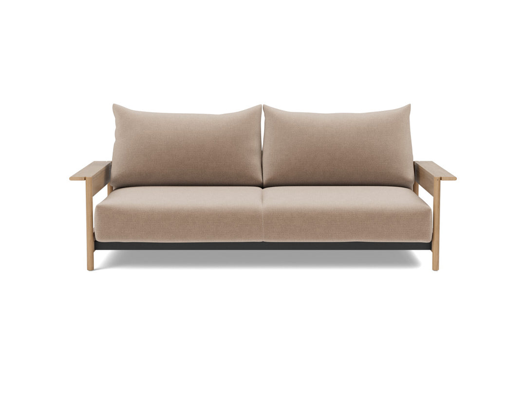 Canapea extensibila Malloy Wood 150x200cm, tesatura la alegere #material_417-esina-mocha
