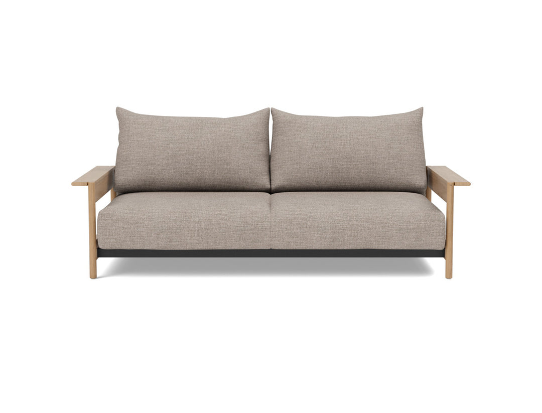 Canapea extensibila Malloy Wood 150x200cm, tesatura la alegere #material_472-yuveno-warm-grey