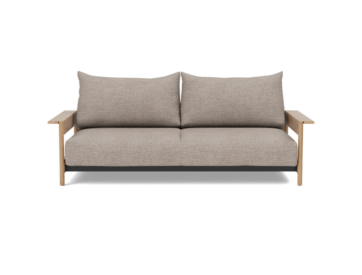Canapea extensibila Malloy Wood 150x200cm, tesatura la alegere #material_472-yuveno-warm-grey