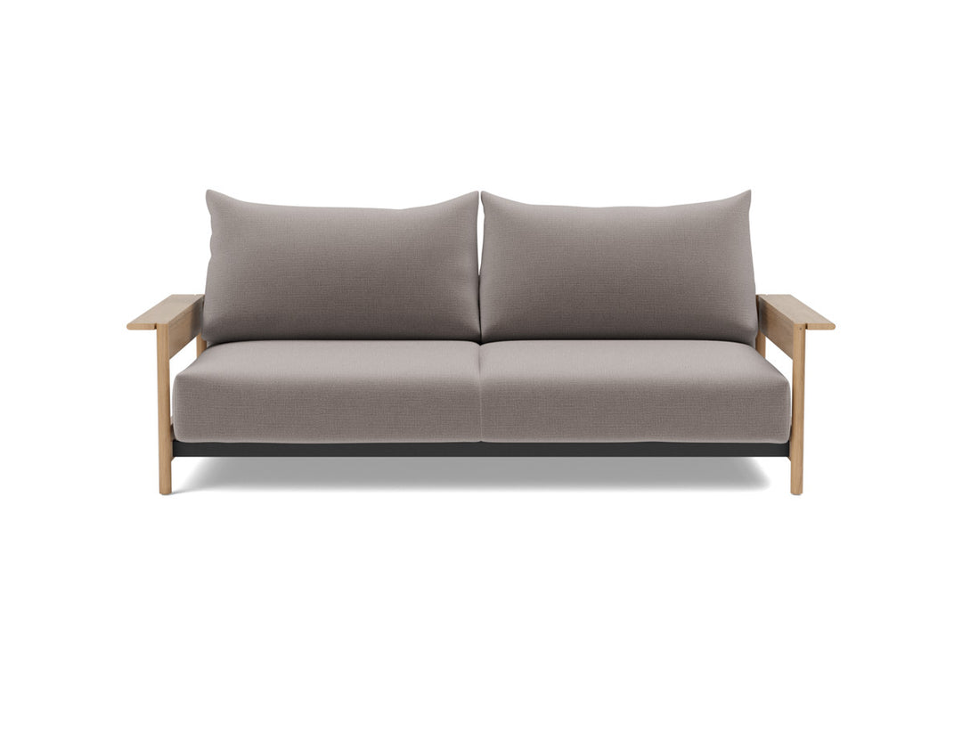 Canapea extensibila Malloy Wood 150x200cm, tesatura la alegere #material_418-esina-truffle