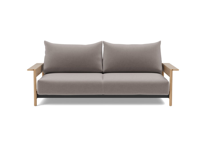 Canapea extensibila Malloy Wood 150x200cm, tesatura la alegere #material_418-esina-truffle