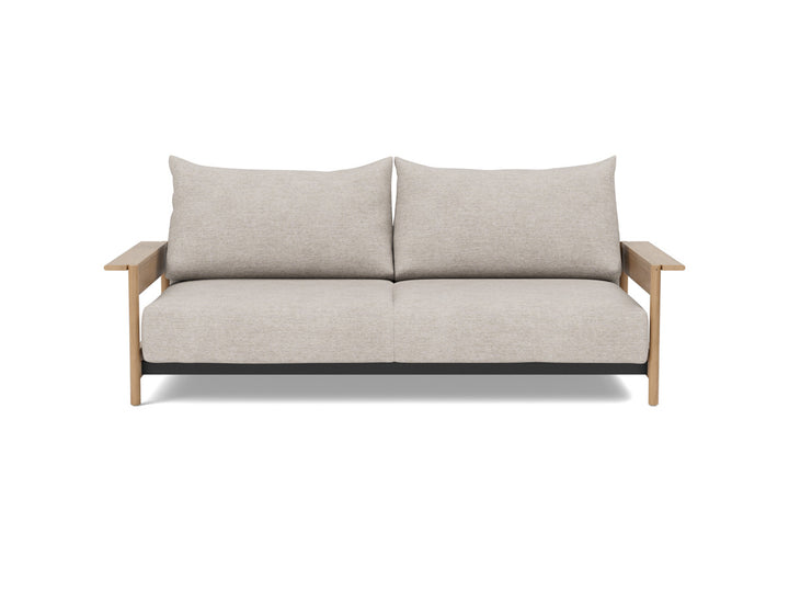 Canapea extensibila Malloy Wood 150x200cm, tesatura la alegere #material_471-yuveno-sand