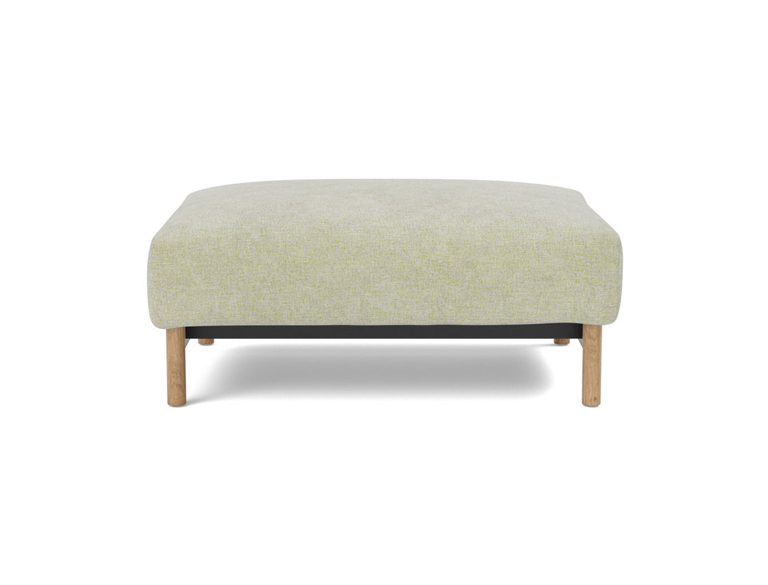 Taburet otoman Malloy Wood 75x100 cm, tesatura la alegere #material_280-avella-sand