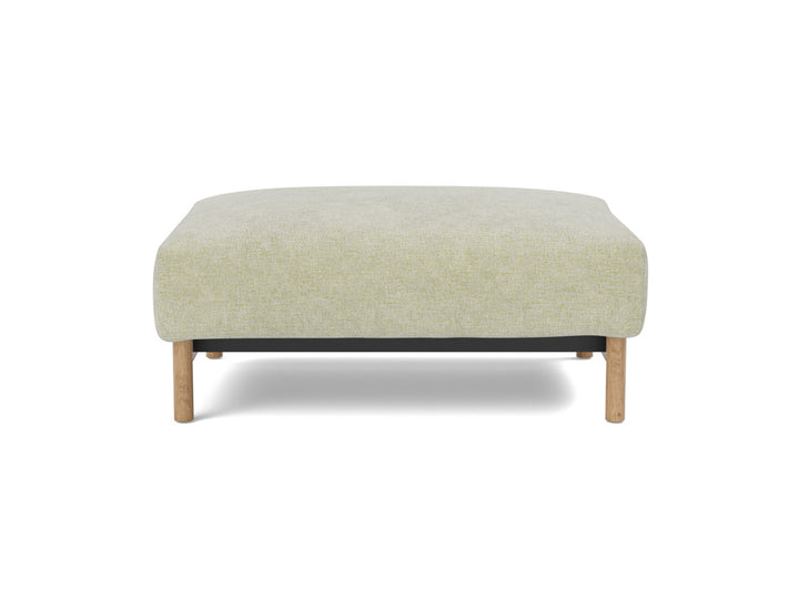 Taburet otoman Malloy Wood 75x100 cm, tesatura la alegere #material_280-avella-sand