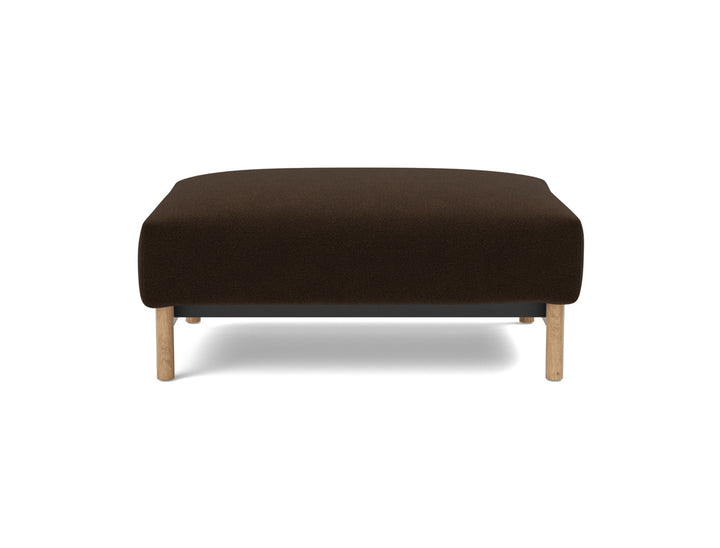 Taburet otoman Malloy Wood 75x100 cm, tesatura la alegere #material_358-taura-chocco