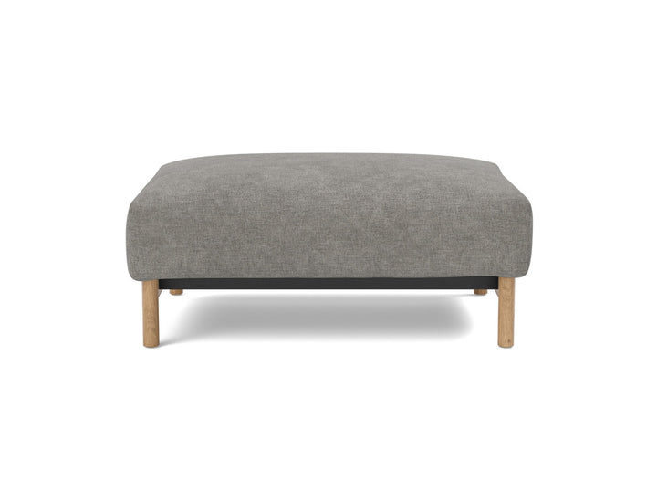 Taburet otoman Malloy Wood 75x100 cm, tesatura la alegere #material_282-avella-warm-grey