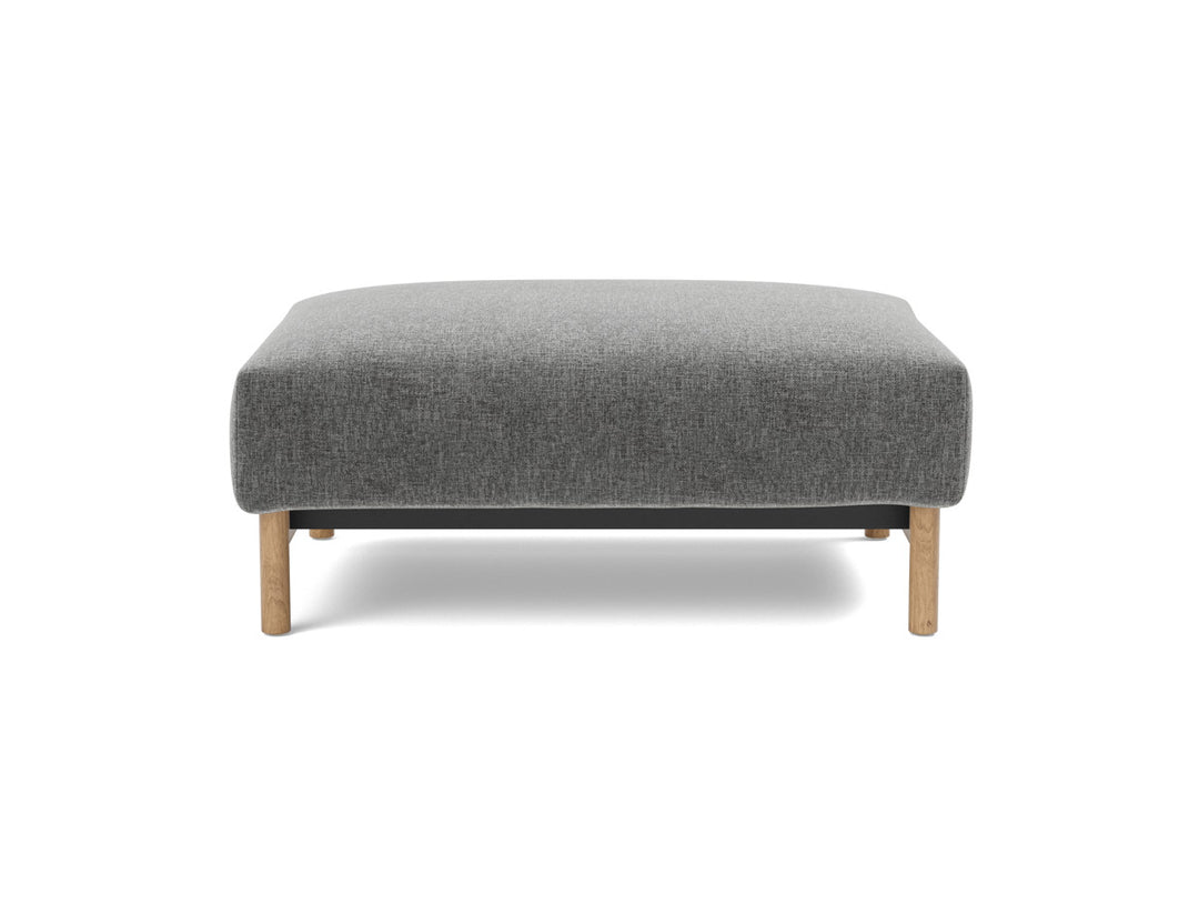 Taburet otoman Malloy Wood 75x100 cm, tesatura la alegere #material_563-twist-charcoal