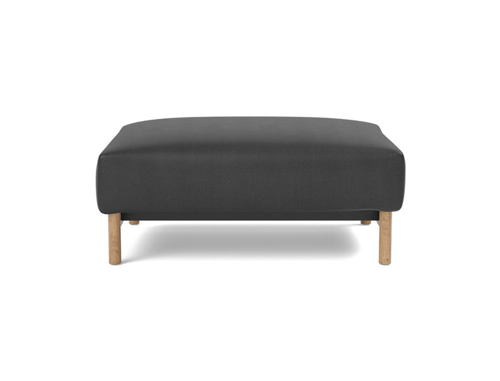 Taburet otoman Malloy Wood 75x100 cm, tesatura la alegere #material_550-faunal-black