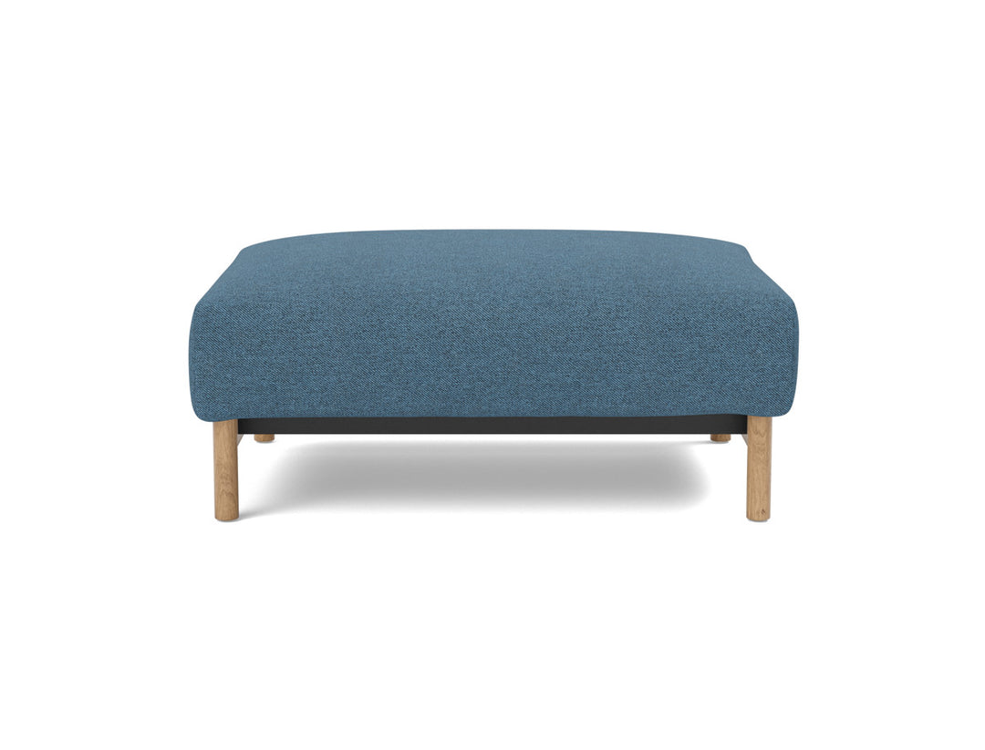 Taburet otoman Malloy Wood 75x100 cm, tesatura la alegere #material_302-weda-blue