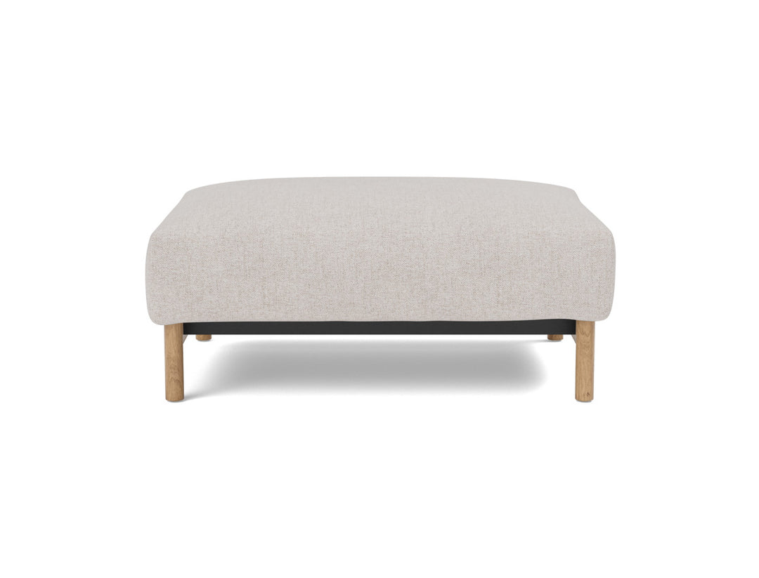 Taburet otoman Malloy Wood 75x100 cm, tesatura la alegere #material_300-weda-sand