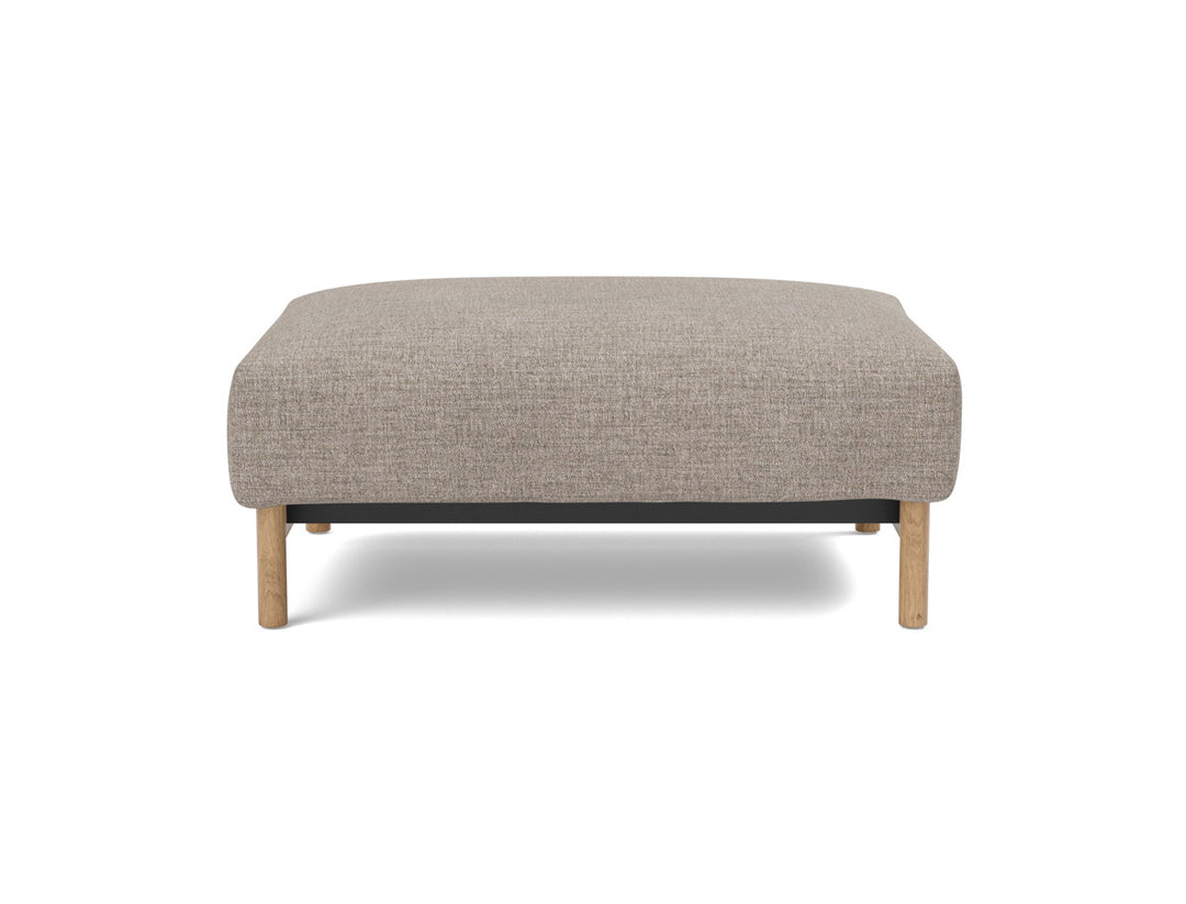 Taburet otoman Malloy Wood 75x100 cm, tesatura la alegere #material_472-yuveno-warm-grey