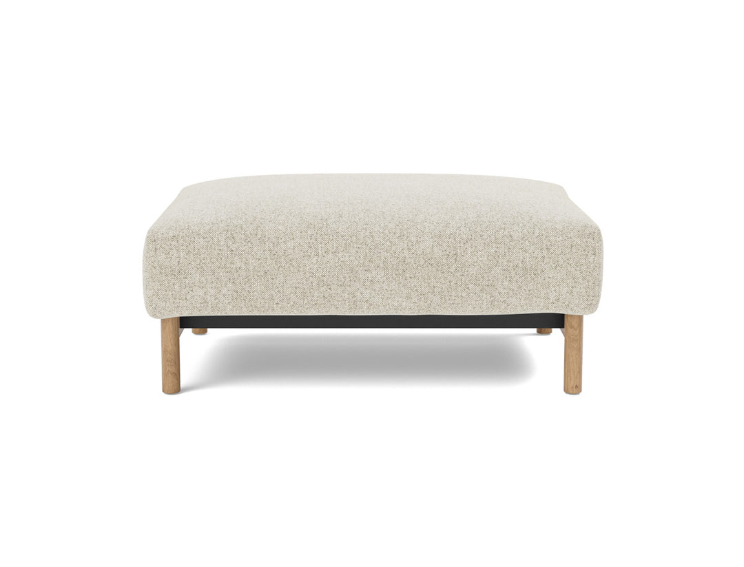 Taburet otoman Malloy Wood 75x100 cm, tesatura la alegere #material_357-taura-off-white