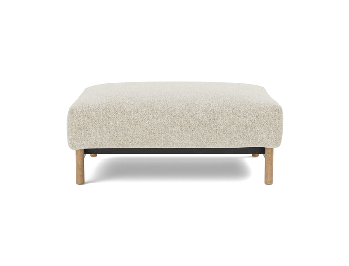Taburet otoman Malloy Wood 75x100 cm, tesatura la alegere #material_357-taura-off-white
