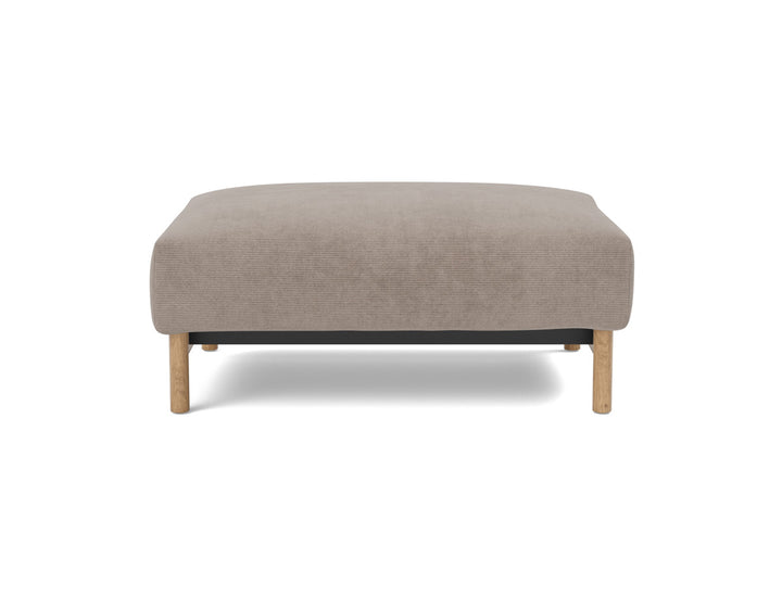 Taburet otoman Malloy Wood 75x100 cm, tesatura la alegere #material_318-cordufine-beige