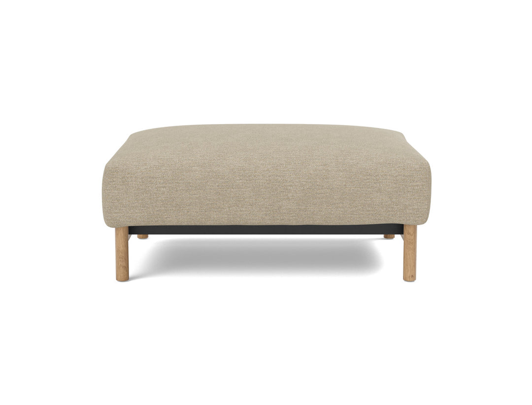 Taburet otoman Malloy Wood 75x100 cm, tesatura la alegere #material_356-taura-sand