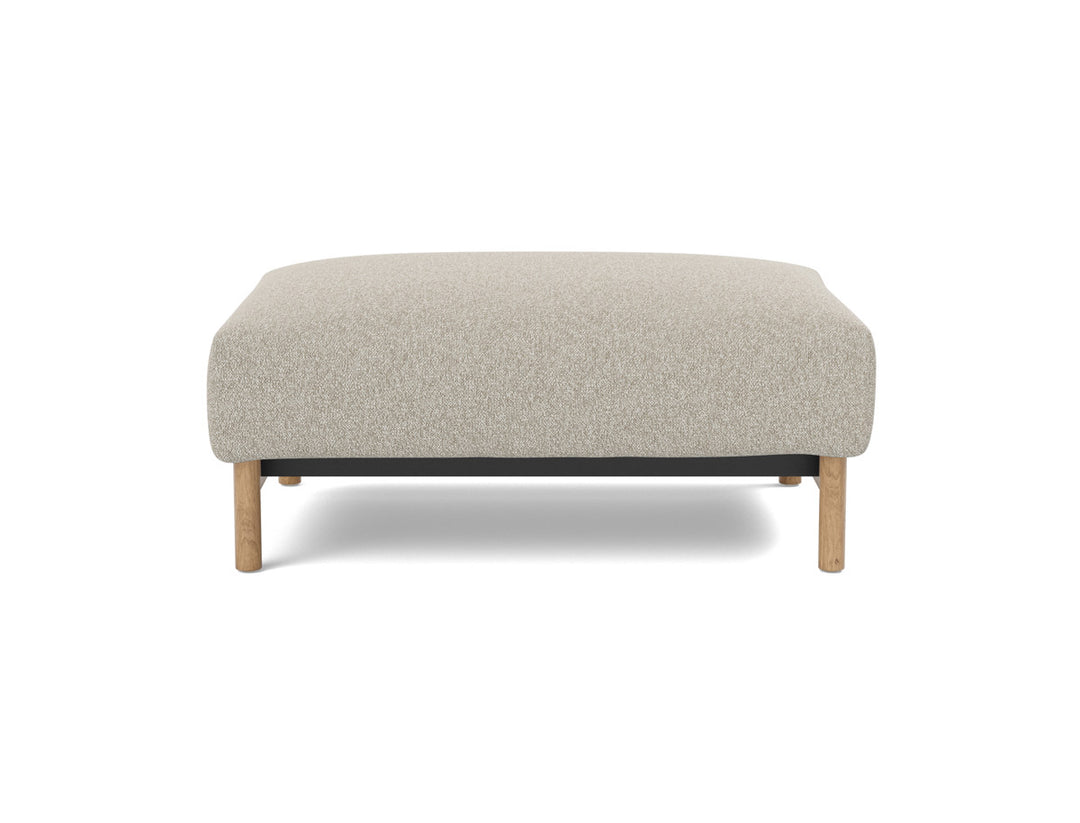Taburet otoman Malloy Wood 75x100 cm, tesatura la alegere #material_539-boucl-beige