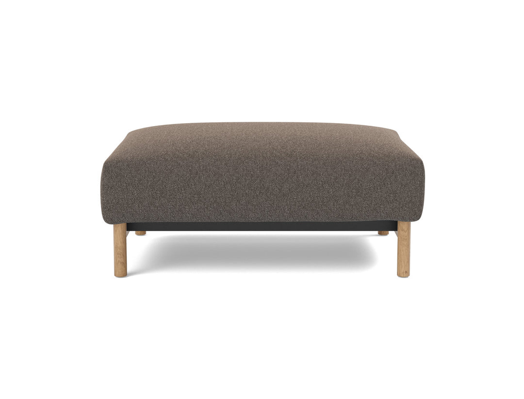 Taburet otoman Malloy Wood 75x100 cm, tesatura la alegere #material_530-boucl-taupe