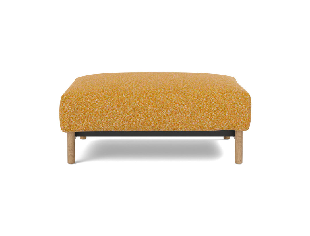 Taburet otoman Malloy Wood 75x100 cm, tesatura la alegere #material_536-boucl-ochre