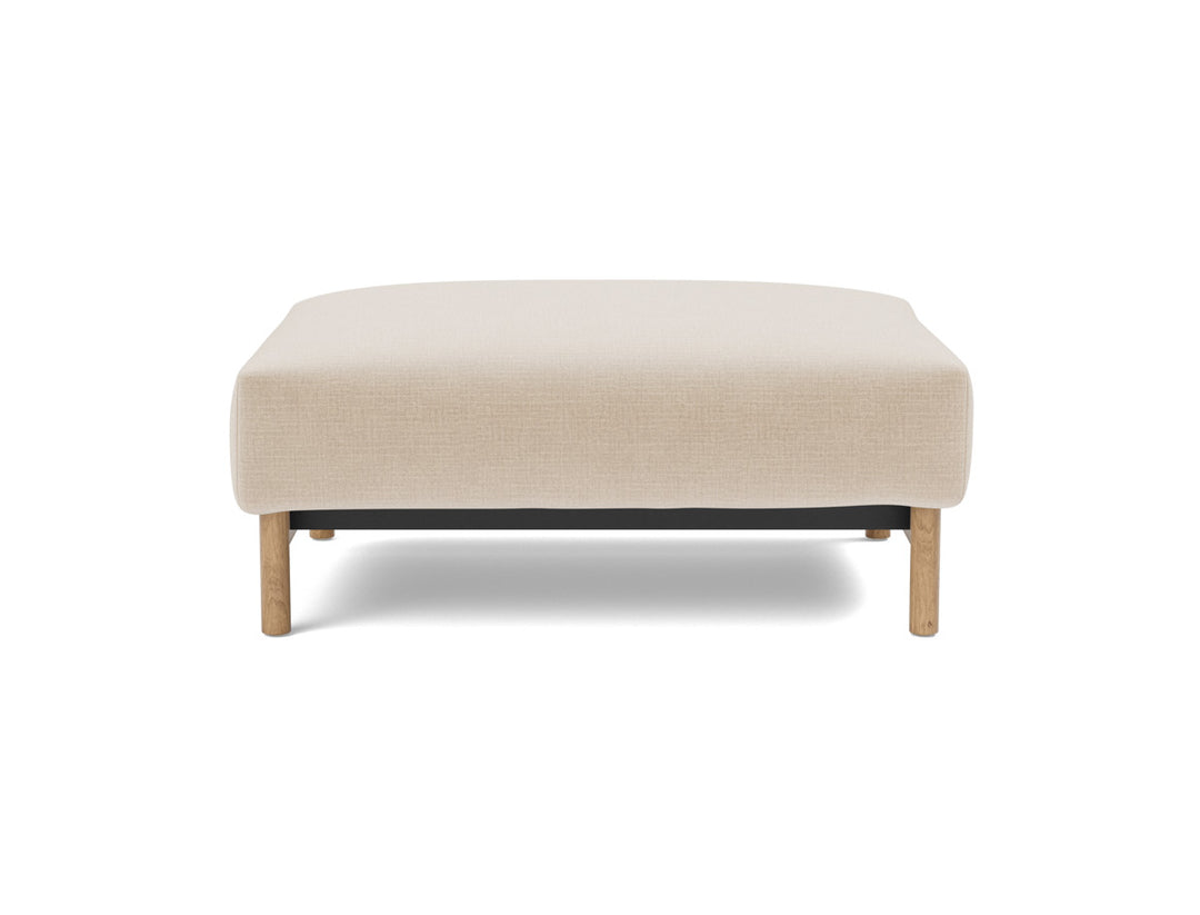Taburet otoman Malloy Wood 75x100 cm, tesatura la alegere #material_410-esina-almond