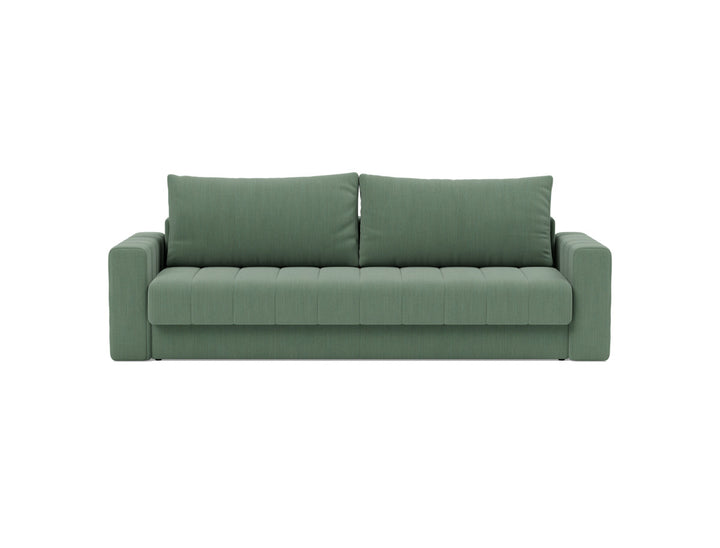 Canapea extensibila cu brate, Akello, 140x200 cm, tesatura la alegere #material_518-elegance-green