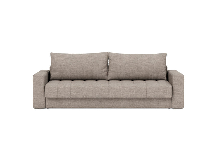 Canapea extensibila cu brate, Akello, 140x200 cm, tesatura la alegere #material_472-yuveno-warm-grey