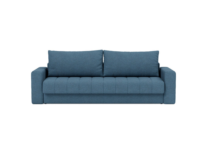 Canapea extensibila cu brate, Akello, 140x200 cm, tesatura la alegere #material_302-weda-blue